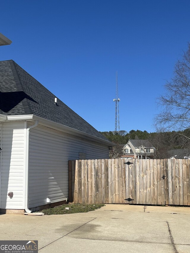 view of home's exterior featuring a garage