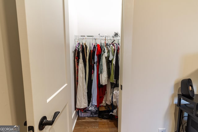 view of closet