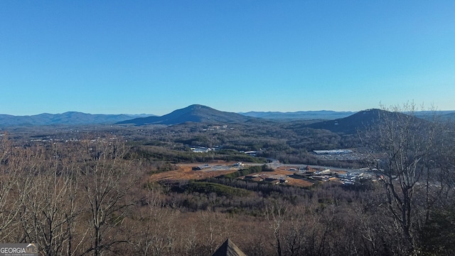 view of mountain feature