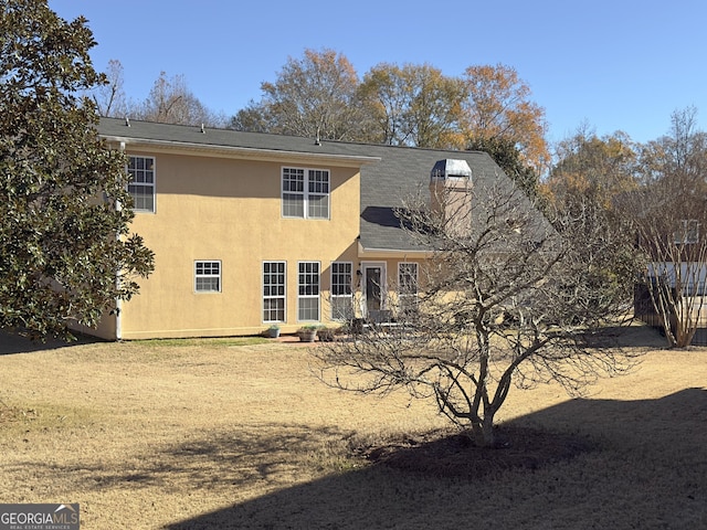 view of rear view of property