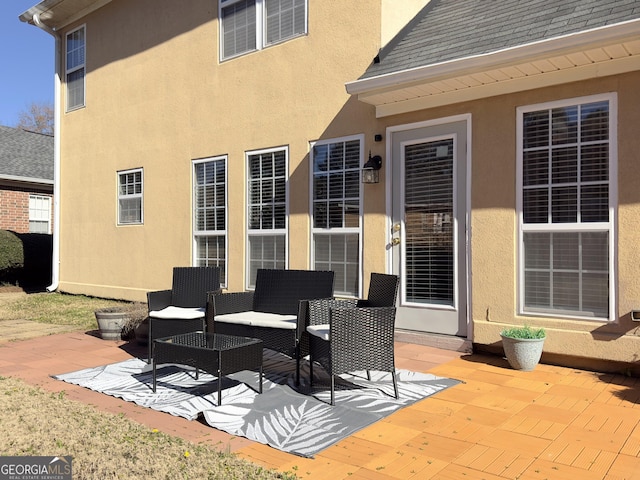 deck featuring a patio area