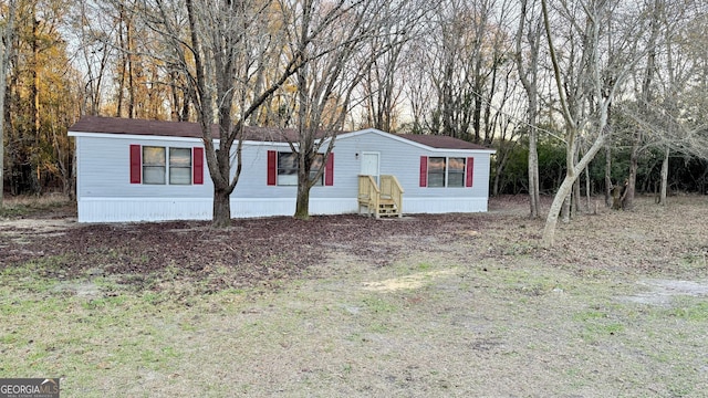 view of manufactured / mobile home