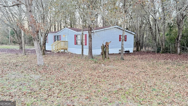 view of home's exterior