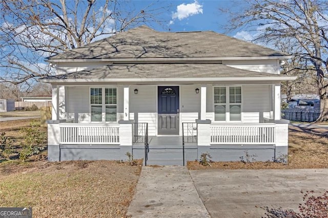 bungalow with a porch