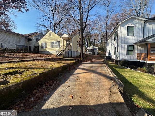 view of side of property