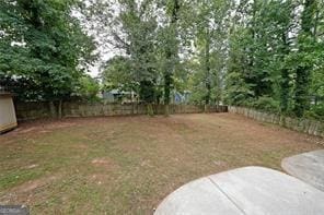 view of yard with a patio