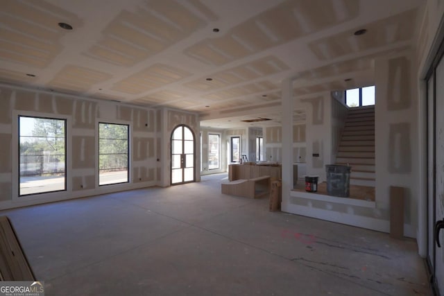 miscellaneous room featuring concrete flooring