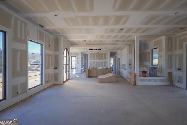 miscellaneous room featuring concrete flooring