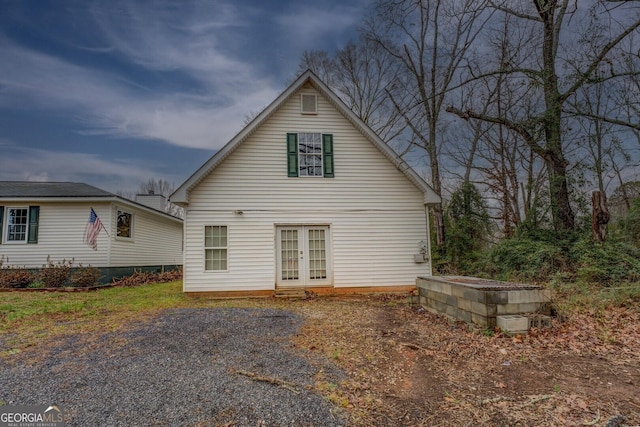 12178 Brown Bridge Rd, Covington, GA 30016 - back of property featuring french doors