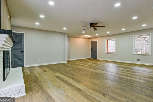 kitchen with pendant lighting and white cabinets