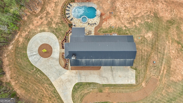 drone / aerial view