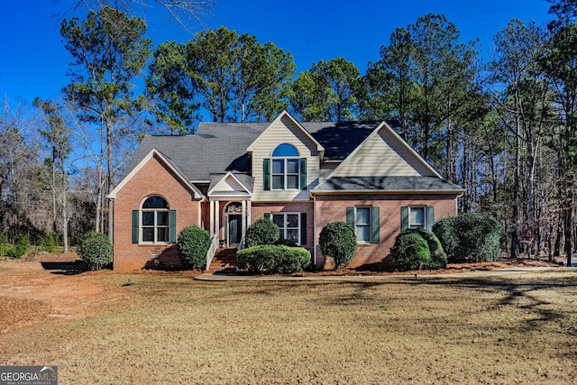 view of property with a front yard