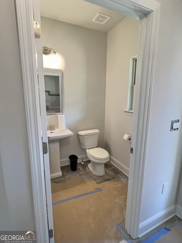 bathroom with toilet