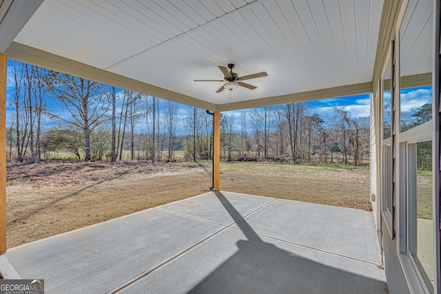 240 Good Hope Preserve, Good Hope, GA 30641 - view of patio with a ceiling fan