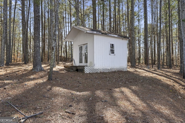 view of outbuilding