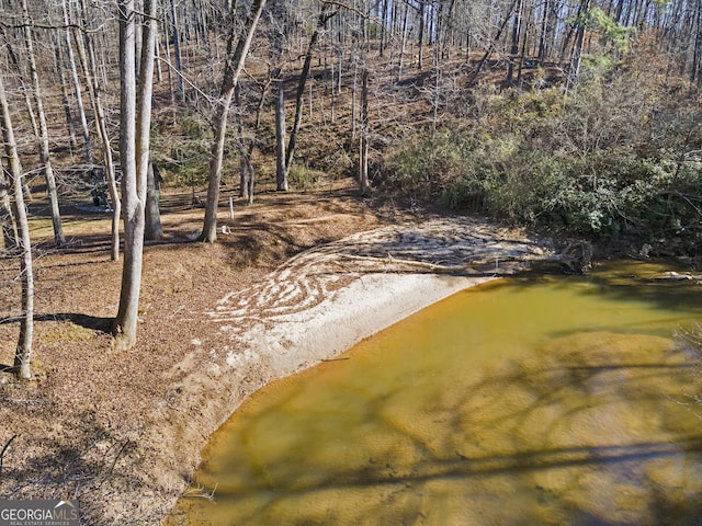 view of yard featuring a water view