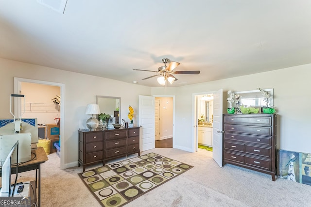 4051 Rotterdam Pass, Hampton, GA 30228 - bedroom featuring carpet floors, a walk in closet, a closet, and baseboards