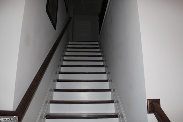 view of stairs