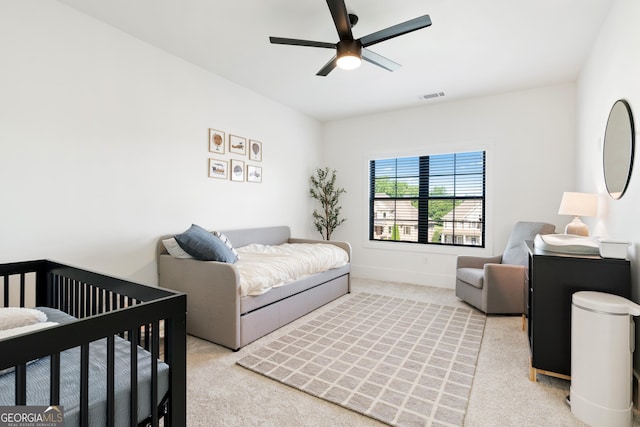 1757 Traditions Way, Jefferson, GA 30549 - bedroom with ceiling fan and light carpet