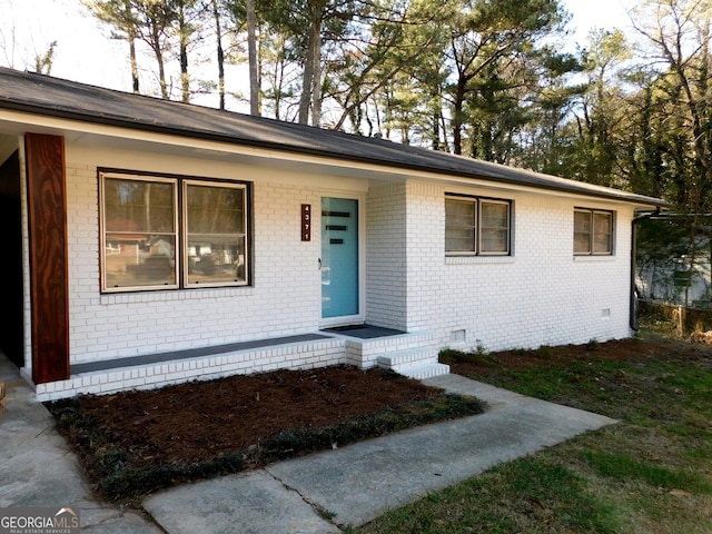 view of ranch-style home