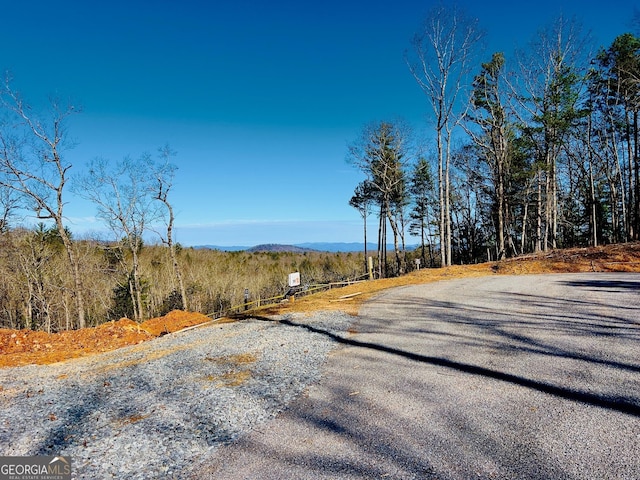 view of road