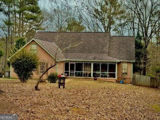 view of rear view of house