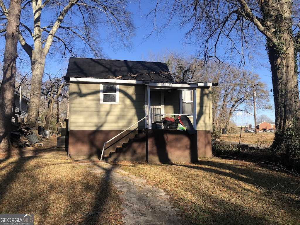 view of front of home