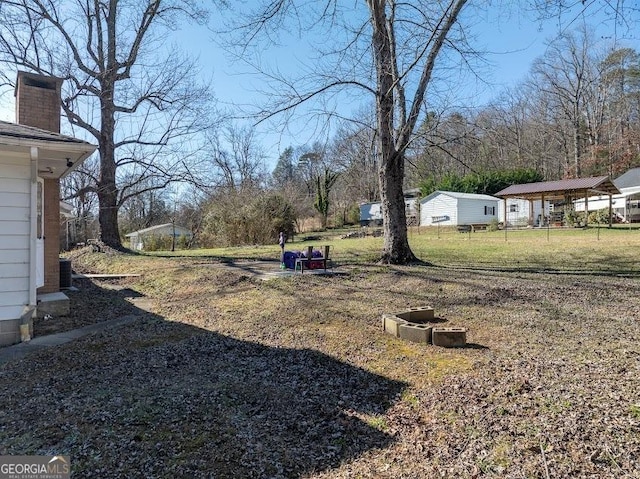 view of yard