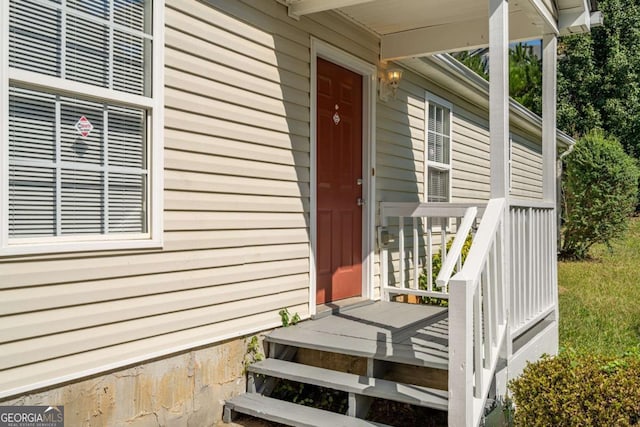 view of property entrance