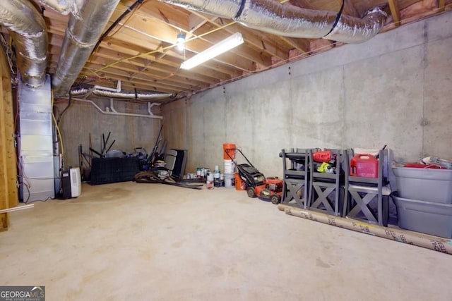 4492 Bryten Dr, Douglasville, GA 30135 - view of unfinished basement