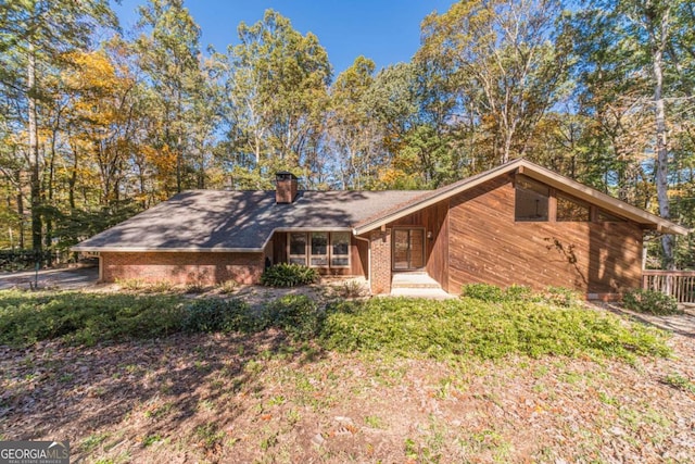 view of ranch-style house