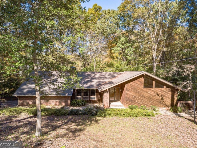 view of ranch-style house