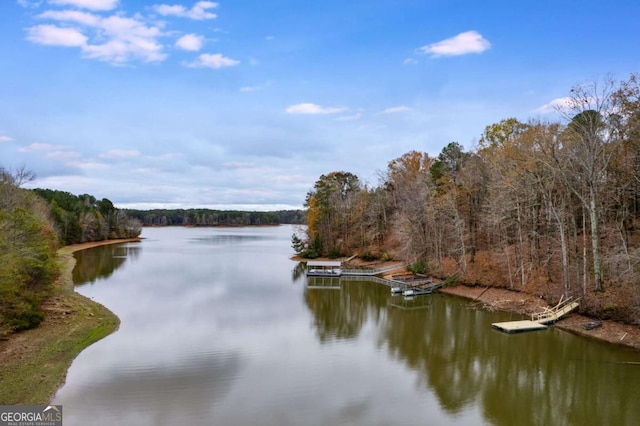 property view of water