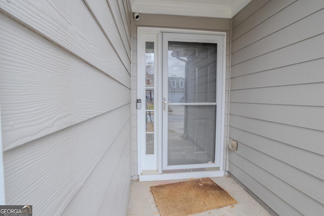 view of entrance to property