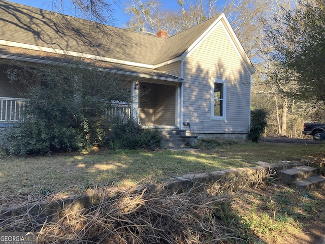 view of side of home