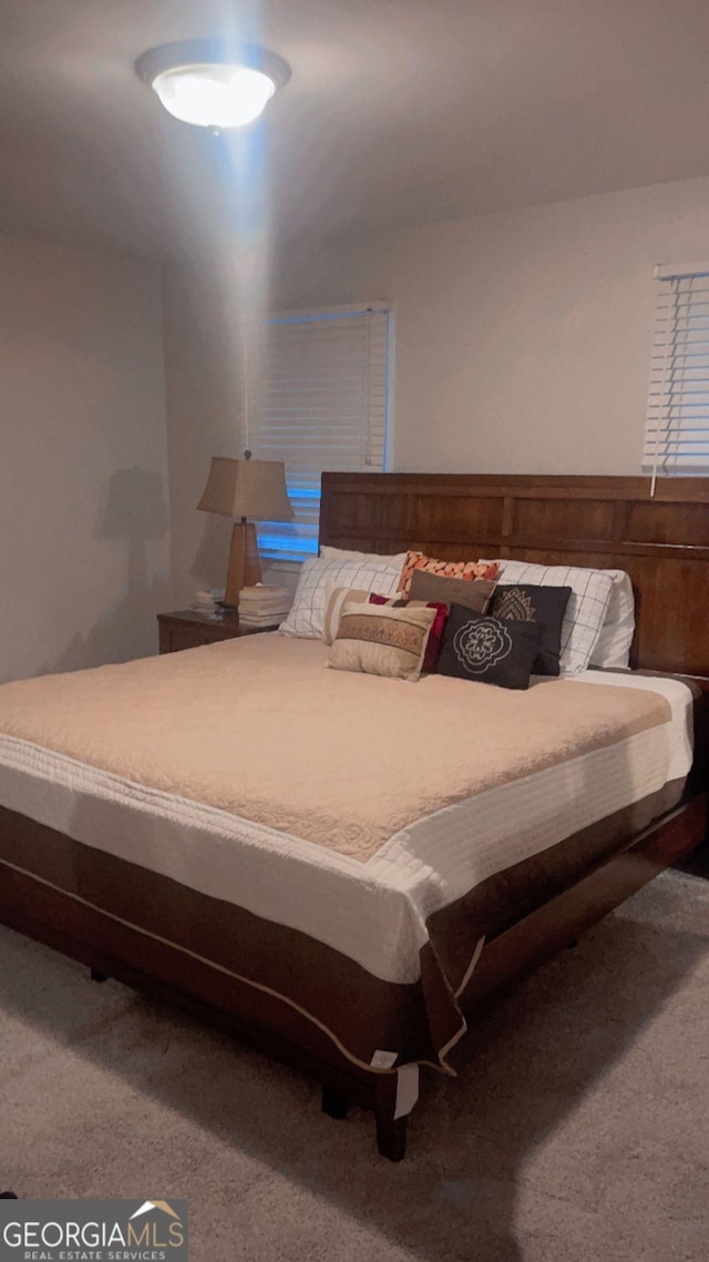 bedroom featuring carpet flooring