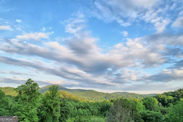 view of mountain feature