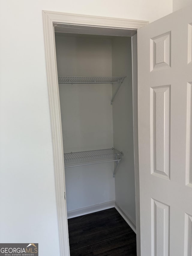 view of closet