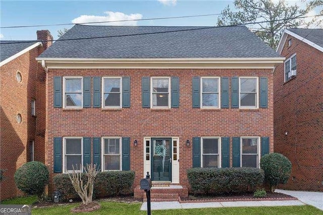 view of colonial inspired home