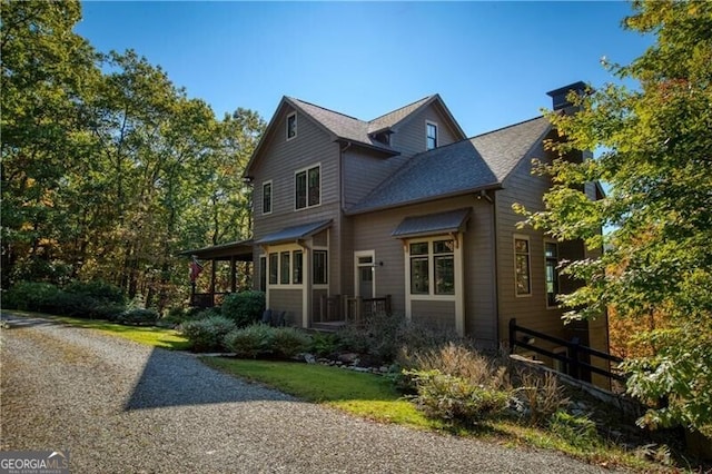 view of property exterior