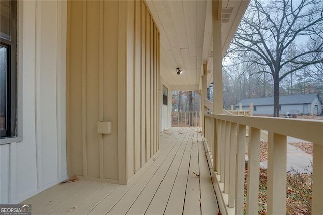 view of deck