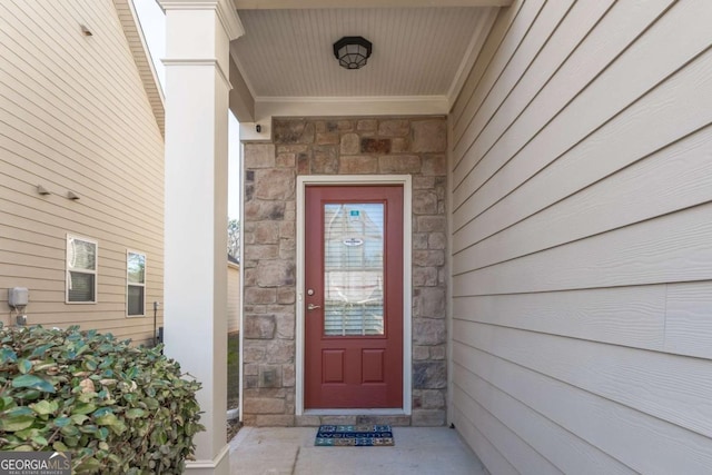 view of entrance to property