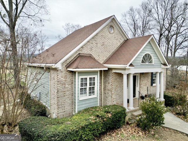 view of front of home