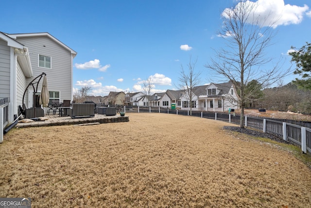 view of yard featuring a patio area