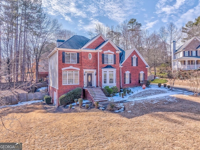 front of property featuring a front yard