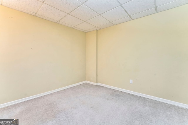 spare room with carpet