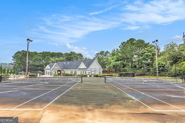 view of sport court