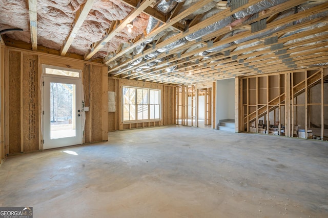 miscellaneous room with a wealth of natural light