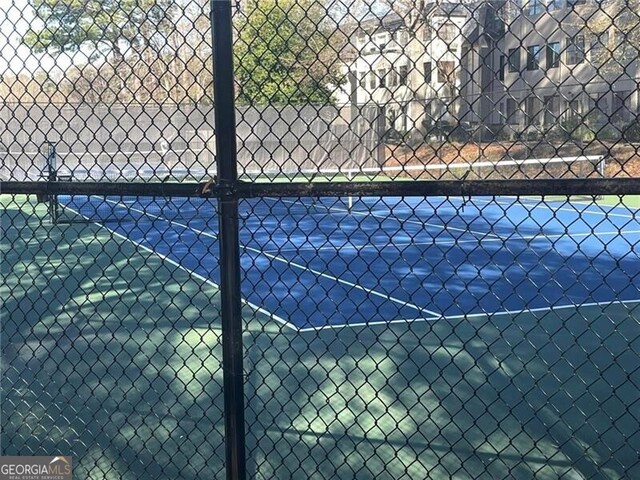 view of sport court