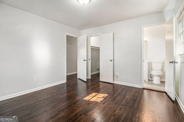 2540 Thornton Dr, Atlanta, GA 30349 - unfurnished room with dark hardwood / wood-style flooring